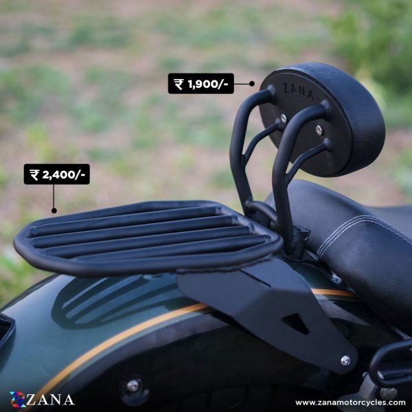 Backrest Oval Compatible with Luggage Rack for Super Meteor 650 by ZANA-ZI-8295 — изображение 3