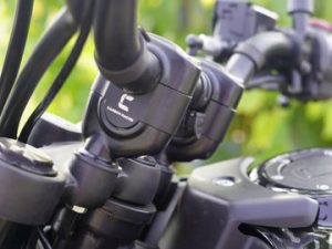 Image 1 Inch Handlebar Risers for Himalayan 450 – Black – Carbon Racing