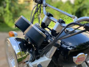 Image 2 Inch Handlebar Risers (Insert Type) for Interceptor 650 – Textured Silver
