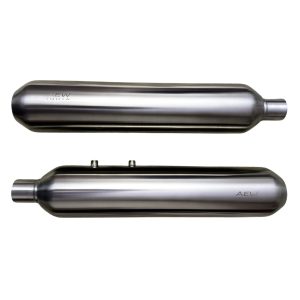 Image AEW Performance Exhaust for Super Meteor 650 – TE 202 Mild Steel Chrome