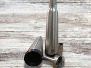Image Adaptable Slip-On Silencer (Pair)- FAT CANS-STEEL FINISH For Royal Enfield Interceptor 650 / Continental GT 650 – SS Motocorp