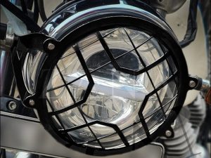 Image Black Head Light Grill Type-4A for Himalayan BS6 (2016-2020) & Himalayan BS6 (2021-22) by ZANA-ZI-8139