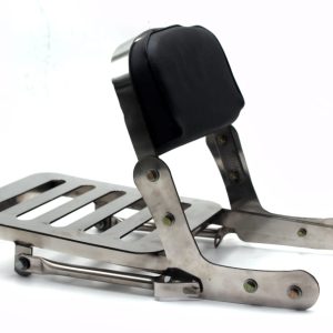 Image Bullet Backrest With Carrier Plate In Stainless Steel – BR0073