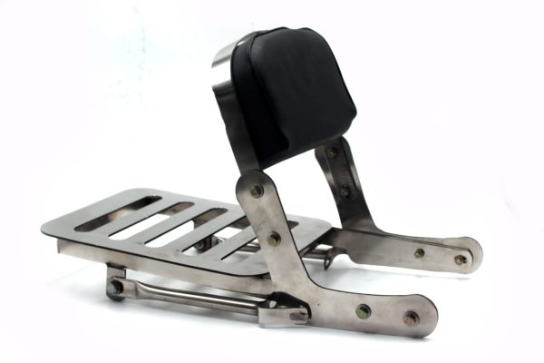 Image Bullet Backrest With Carrier Plate In Stainless Steel – BR0073