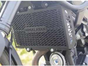 Image CRISS CROSS Radiator Guard for Himalayan 450 – Mild Steel – Carbon Racing