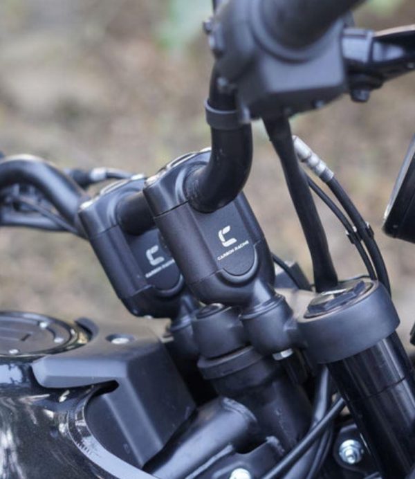 Image Carbon Racing 2 Inch Handlebar Risers for Himalayan 450