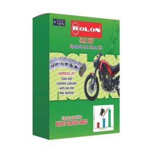 Image Rolon Chain and Sprocket kit for Bullet Classic 350CC – KIT BS 244