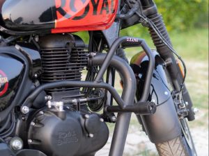 Image ZANA Crash Guard with Slider Black for Royal Enfield Hunter 350 – ZI-8251
