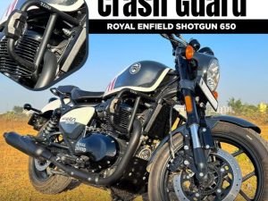Image Zana Crash Guard for Royal Enfield Shotgun 650 Type 2 with Slider Black MS – ZI-8459