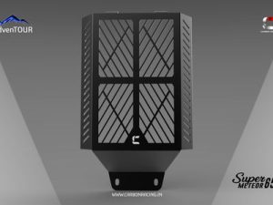Image Criss-Cross Premium Aluminium Radiator Guard – Super Meteor 650