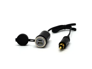 Image DIN (HELLA) to 36W PD USB-C + QC 3.0 (CABLED) – Cliff Top- TY-A2028