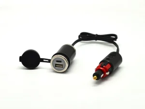 Image DIN+CIG to 36W PD USB-C+QC 3.0 (CABLED) – Cliff Top – TY-A2030