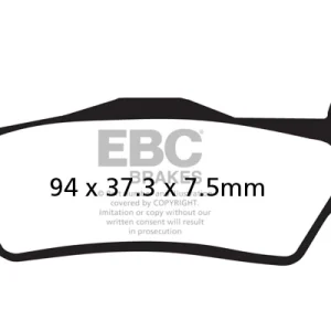 Image EBC Brake Pads for RE Himalayan (2018-21 Onw) FA181HH – Front