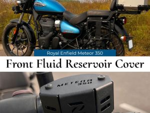 Image ZANA Front Fluid Reservoir Cover – Aluminium For Meteor 350 ZI-8398