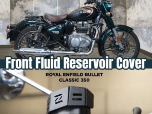 Image ZANA Front Fluid Reservoir Cover Aluminum for Classic 350 Reborn