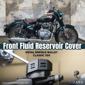 Image ZANA Front Fluid Reservoir Cover Aluminum for Classic 350 Reborn