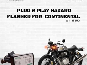 Image SIMTAC Plug & Play Hazard Module [V4.0] for RE Continental GT(BS4/BS6) Hazard Flasher/Adapter/Module-RE-WS4