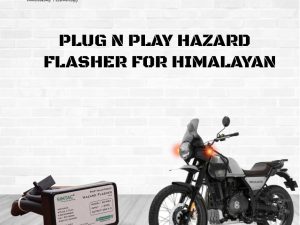 Image SIMTAC Plug & Play Hazard Module [V4.0] for RE Himalayan (BS4/BS6) Till 2020 Hazard Flasher/Adapter/Module-RE-WS4