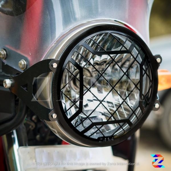 Image Head Light Grill TYPE-4 Black Himalayan (2016-2022) – ZI-8138