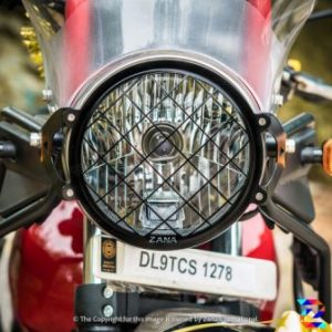 Image Headlight Grill Type-0 Black for GT/Interceptor 650, and Himalayan- ZANA, ZI-6049