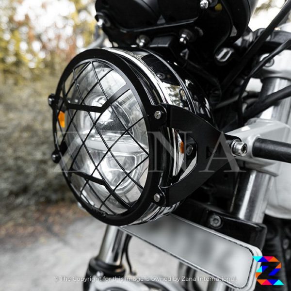 Image Headlight Grill Type-2 Black for GT & Interceptor 650 by ZANA-ZI-6047