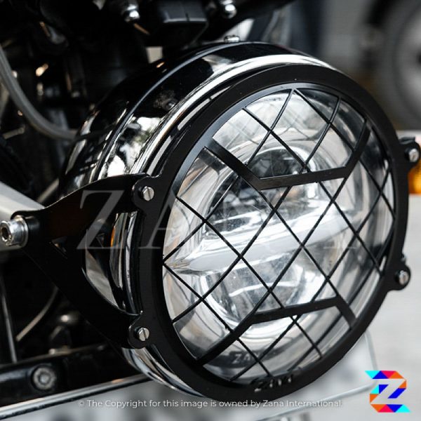 Image Headlight Grill Type-2 Black for GT & Interceptor 650 by ZANA-ZI-6047