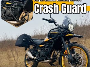 Image CRASH GURAD WITH SLIDER TEXTURE BLACK TYPE-1 FOR HIMALAYAN 452 – ZI-8433