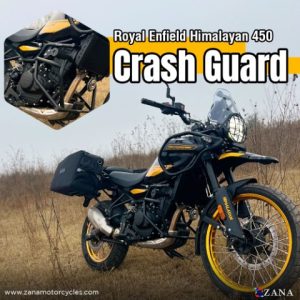 Image CRASH GURAD WITH SLIDER TEXTURE BLACK TYPE-1 FOR HIMALAYAN 452 – ZI-8433