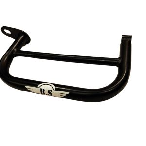 Image Royal Enfield Hunter Footrest in Stainless Steel Black Powder Coated