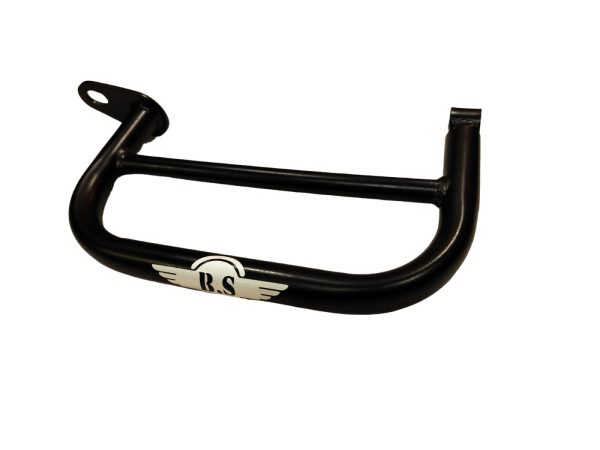 Image Royal Enfield Hunter Footrest in Stainless Steel Black Powder Coated