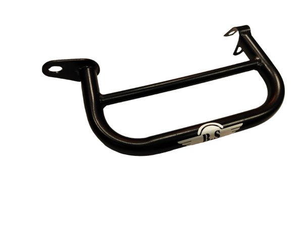 Image Royal Enfield Hunter Footrest in Stainless Steel Black Powder Coated