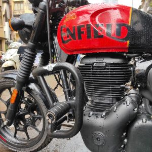 Image Royal Enfield Hunter Slider Guard (Stainless-Steel + Black Powder Coated)