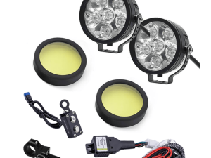 Image Motorfans L6R V3 50W Fully Dimmable 6500K 6000LM Combo/Spot Beam LED Auxiliary Light- Driving Combo
