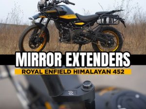 Image ZANA Mirror Extender for Royal Enfield Himalayan 450 – Black – ZI-8338