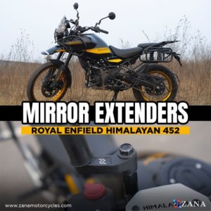 Image ZANA Mirror Extender for Royal Enfield Himalayan 450 – Black – ZI-8338