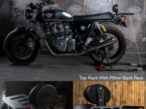 Image New Top Rack With Aluminium Plate and Compatible with Pillion Backrest for GT & INTERCEPTOR 650 – ZI-8135