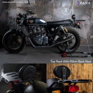 Image New Top Rack With Aluminium Plate and Compatible with Pillion Backrest for GT & INTERCEPTOR 650 – ZI-8135