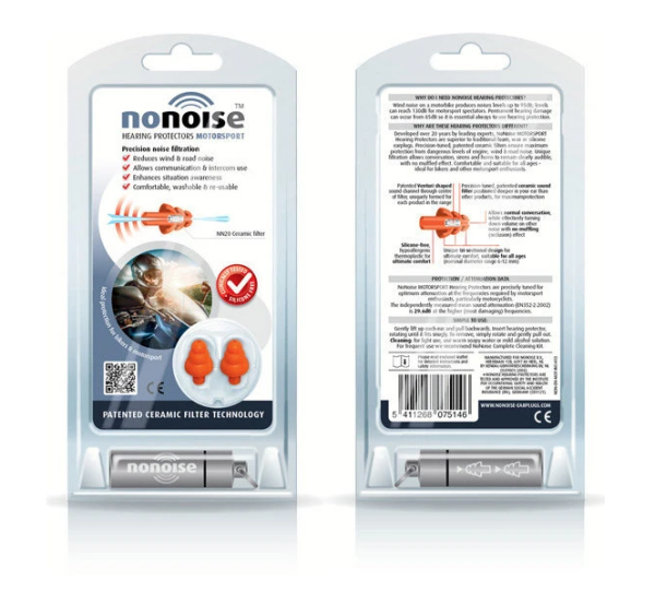 Image Earplugs for MotorCycles – No Noise ear filters