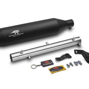 Image Red Rooster Polestar Pro Black Matte Exhaust for RE Classic 350 Reborn