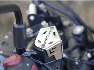 Image Premium Front Brake Reservoir Protector for HIMALAYAN 450 – SS – Carbon Racing
