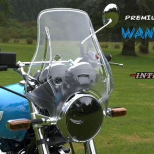 Image Premium Windshield for Royal Enfield Interceptor 650 – Clear V2 (Version 2)