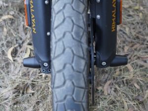 Image Premium Aluminium Fork Sliders for Himalayan 450 – Matte Black – Carbon Racing