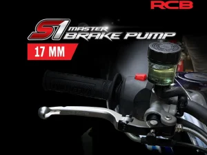 Image RCB S1 Forged Master Brake Pump Master Cylinder (RH) 17MM Titanium – 01BP014T