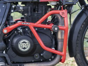 Image Red Leg Guard with Slider for Himalayan BS6(2021-22) by ZANA – ZI-8215