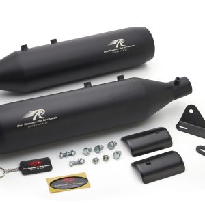 Image Red Rooster Astral Exhaust for RE Super Meteor 650 – Black Matte