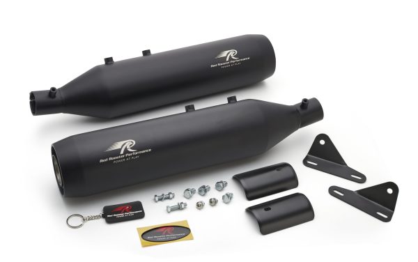 Image Red Rooster Astral Exhaust for RE Super Meteor 650 – Black Matte