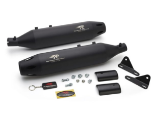 Image Red Rooster Astral Pro Exhaust for Super Meteor 650 – Black Matte