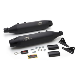 Image Red Rooster Astral Pro Exhaust for Super Meteor 650 – Black Matte