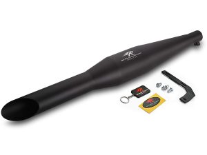 Image Red Rooster Performance Rumbler Pro Exhaust for Royal Enfield – Classic Reborn 350 – Black Matte