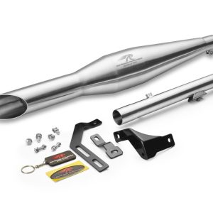 Image Red Rooster Rumbler Ace–Matte Exhaust for RE Meteor 350 (post-2021 model)